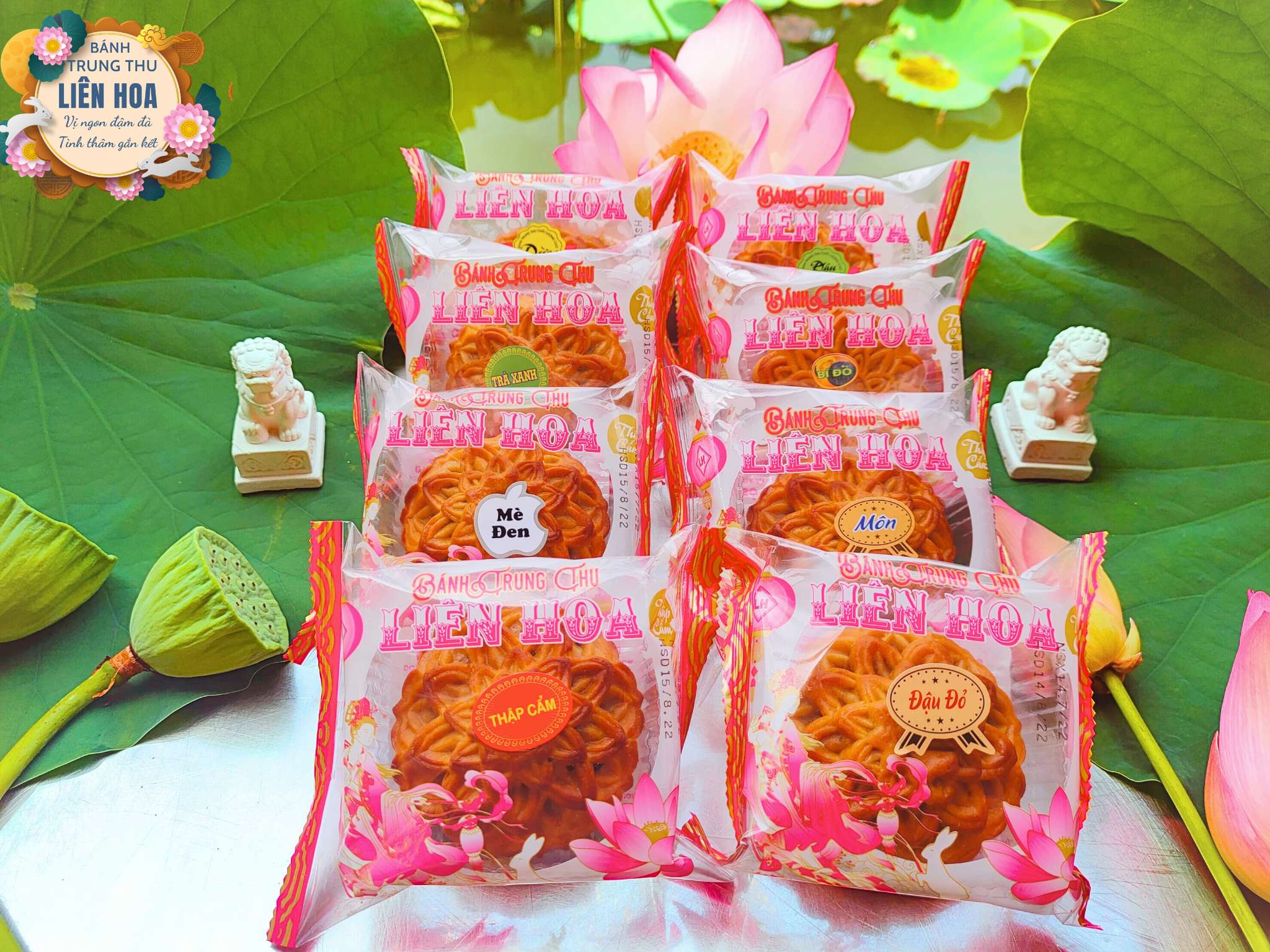 Bánh trung thu chay Liên Hoa loại ngon và ít ngọt