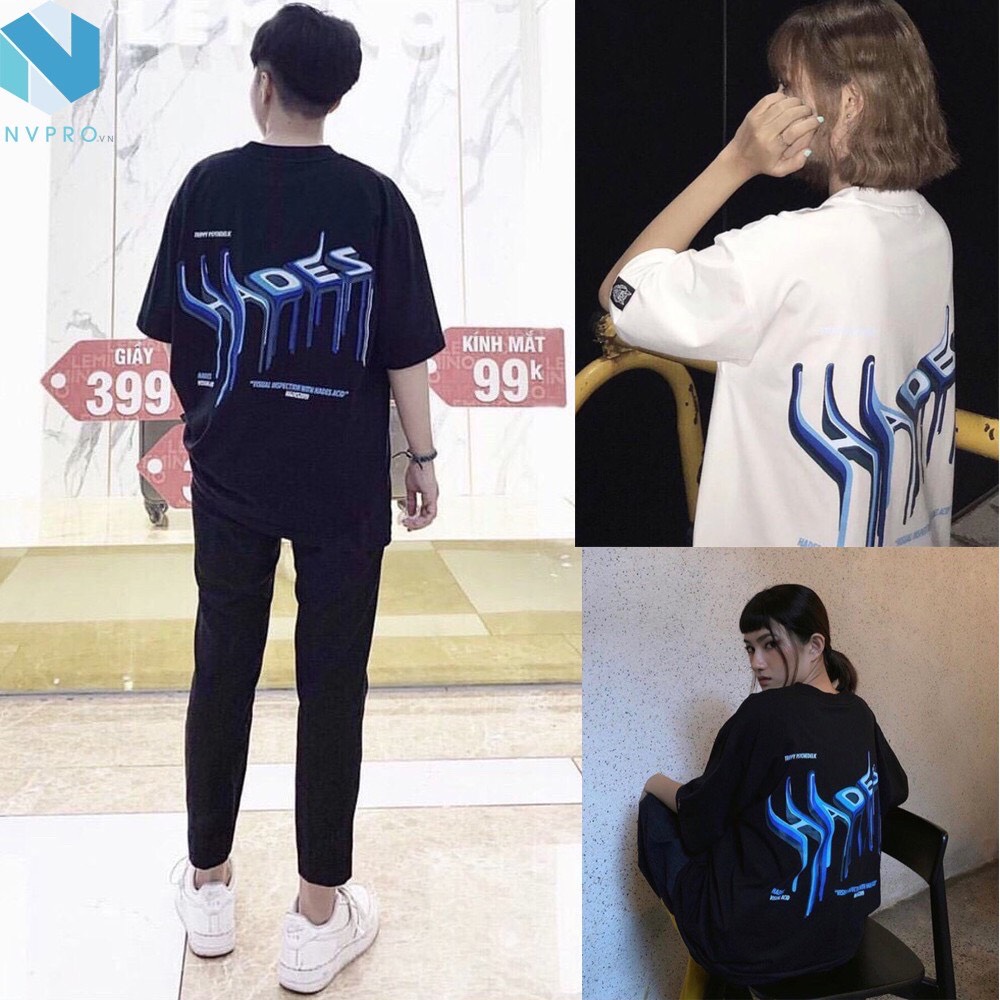 Áo Thun Nam Nữ Tay Lỡ Unisex RỚT GIỌT HADES 3D - Áo Thun Phông Rộng Thời Trang Nam Nữ Bắt Trent