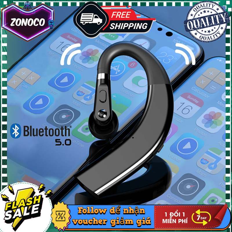 Tai nghe bluetooth M11, Tai nghe một bên bluetooth không dây, Tai nghe không dây hỗ trợ nghe nhạc, nghe gọi điện thoại cho mọi Smart Phone