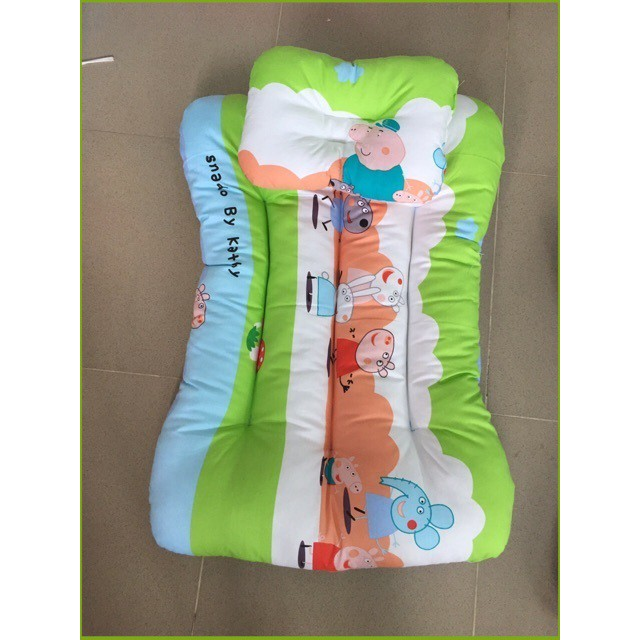[HCM]Bộ nệm gối cho bé sơ sinh dày 10cm-cho bé tầm 0 đến 7 tháng