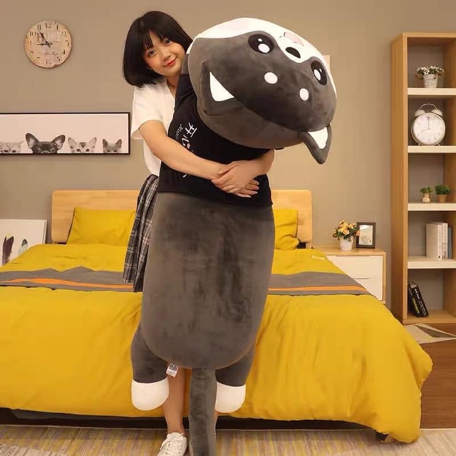 Gấu bông hình mèo shiba siêu to khổng lồ
