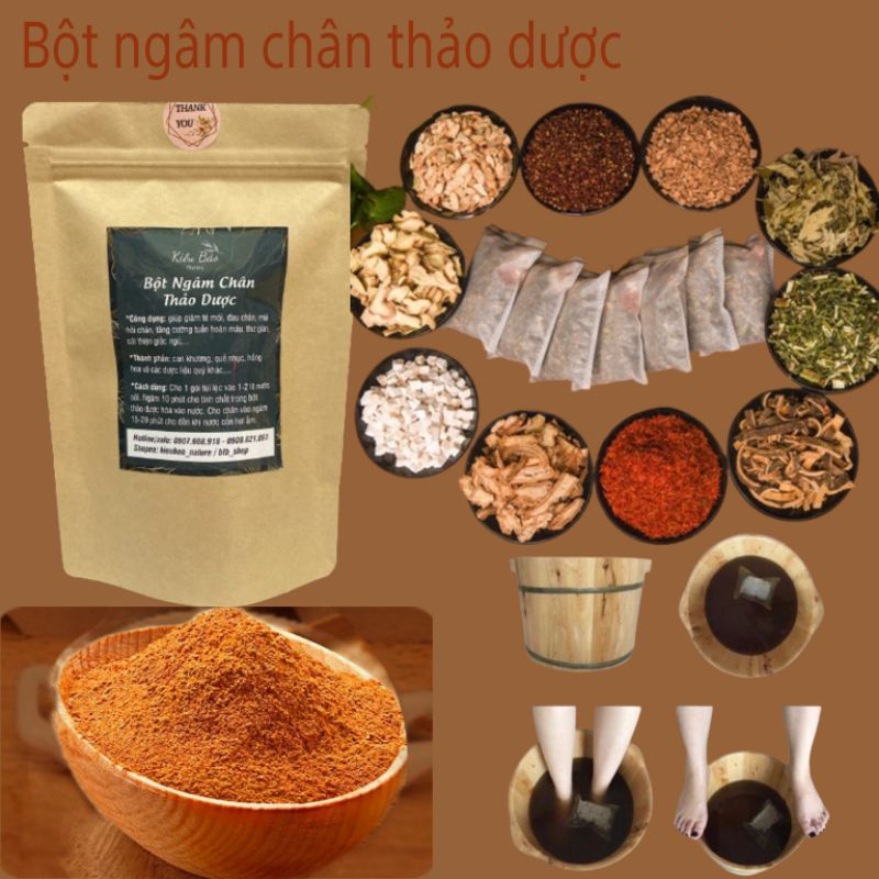 Bột ngâm chân thảo dược