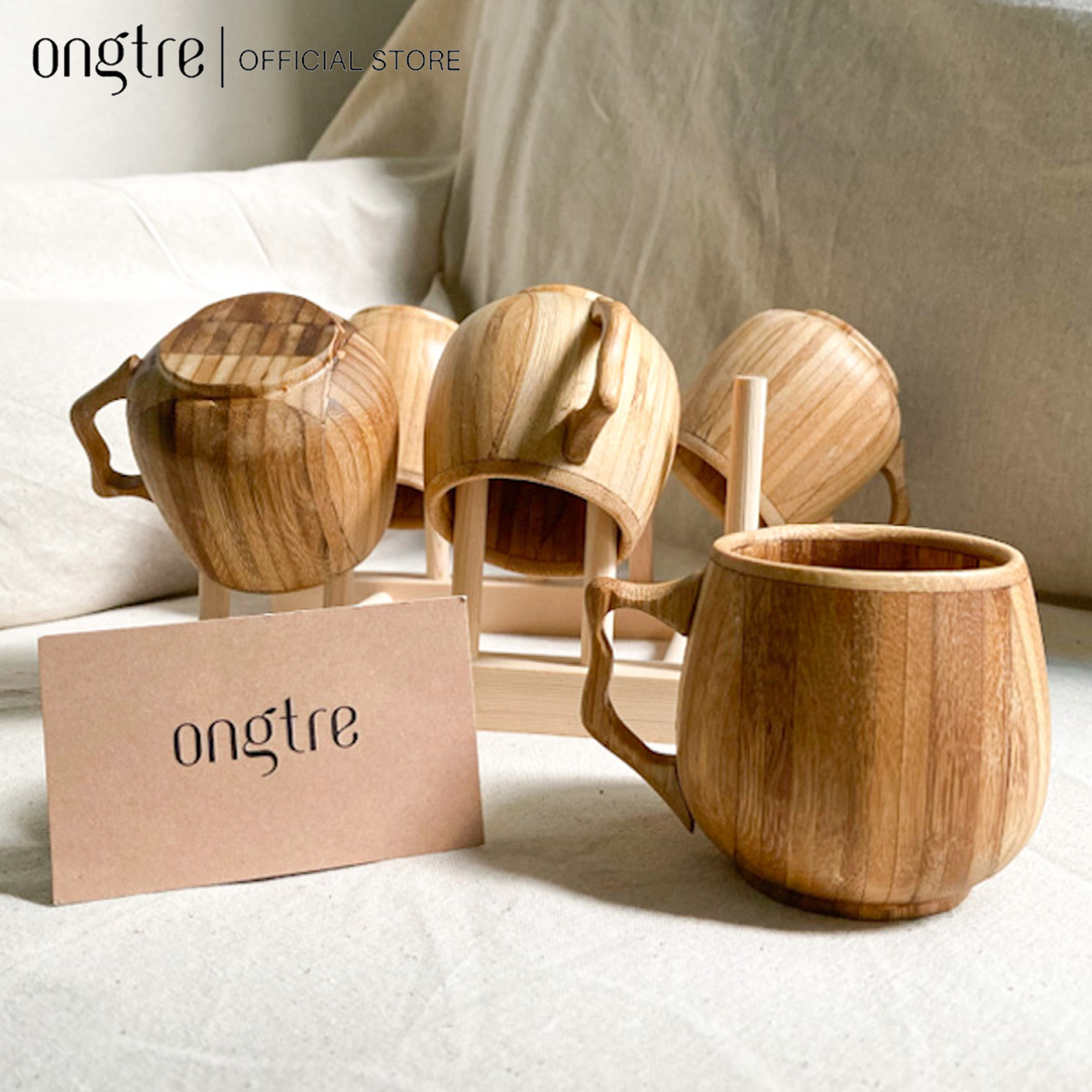 Cốc tre có quai uống trà/cà phê/decor/chụp ảnh | ongtre® (Vietnam)