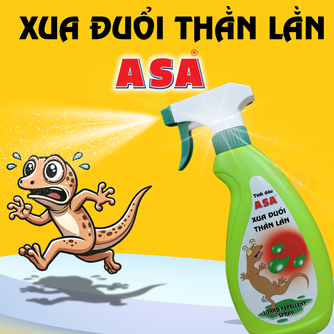Tinh Dầu Xua Đuổi Thằn Lằn ASA 300ml - Xua đuổi thằn lằn, thạch sùng, không sát sanh, hiệu quả lâu dài