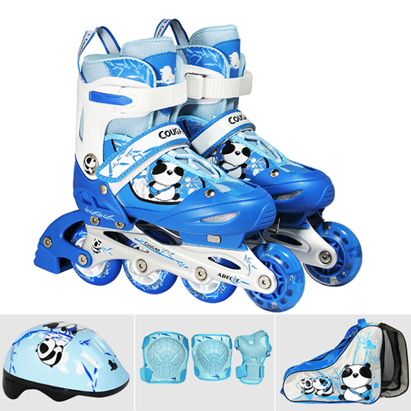 Giay Truot Patin, Giày Trượt Patin Trẻ Em, Giá Giày Trượt Patin, Giày Trượt Patin Cho Bé Thiết Kế Chắc Chắn, Ôm Sát - Giúp Đôi Chân Thoải Mái Khi Trượt + Tặng Mũ Và  Đồ Bảo Hộ Đi Kèm
