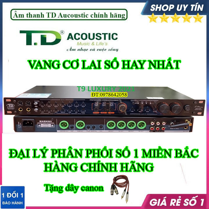Vang cơ td acoustic t9 ,vang cơ lai số td t9,vang cơ lai số t.d acoustic t9 luxury 2021 -vang cơ td