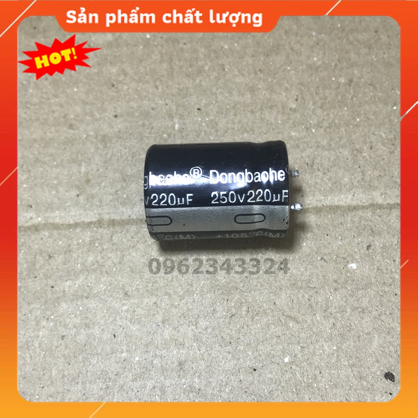 Tụ hóa tụ phân cực, tụ sừng 220uf 250v tháo máy