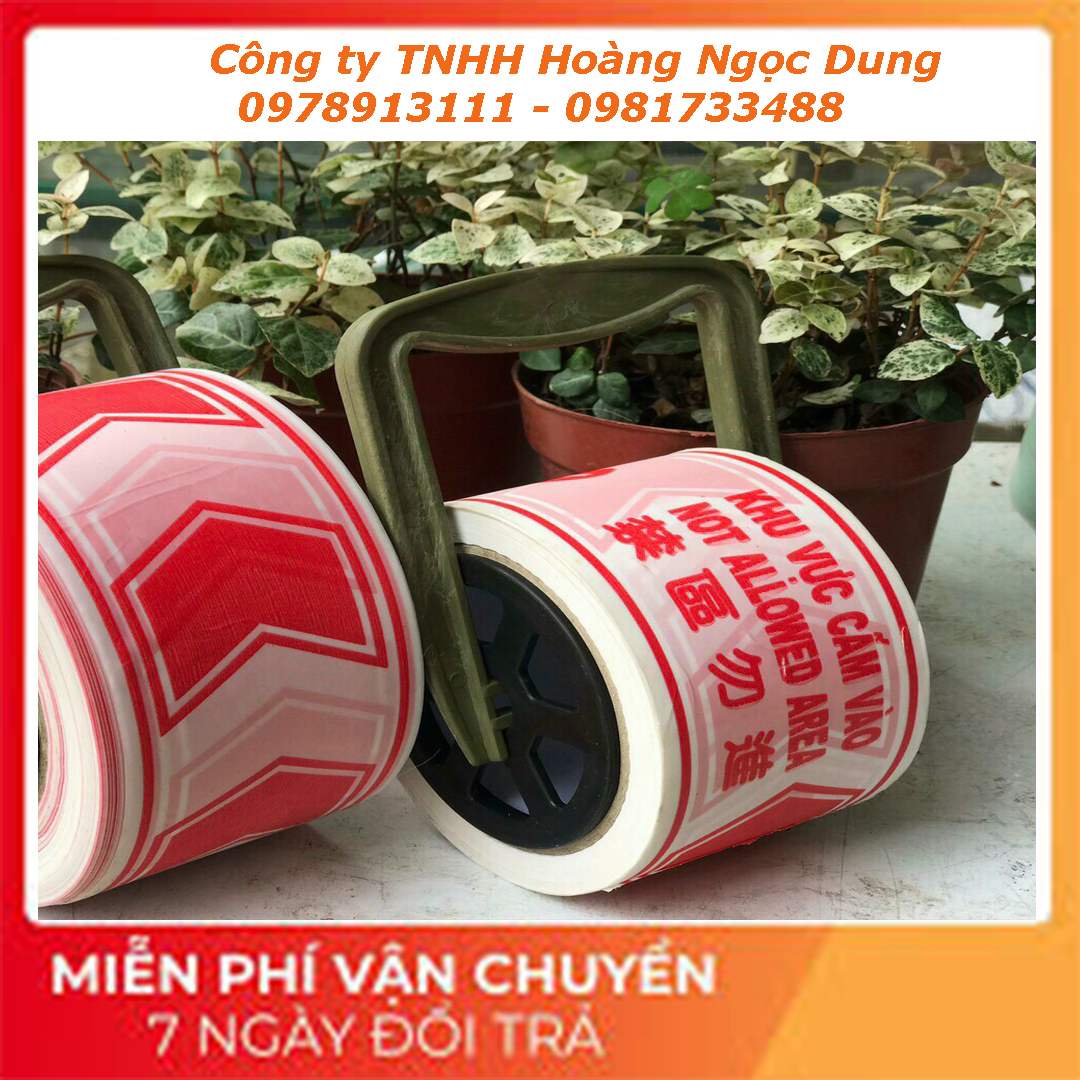 Băng cảnh báo an toàn , cuộn rào cảnh báo ,cuộn rào 50m,