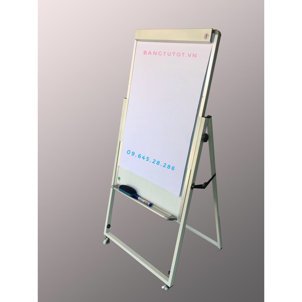 [Bảng di động-hội thảo] Bảng Flipchart chân gấp 60x100cm, ảnh thật 100%