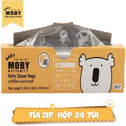 Túi zip đa năng Baby Moby