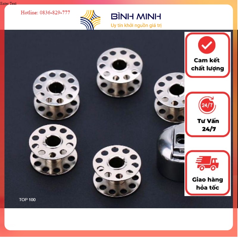 Bộ thoi, thuyền và suốt sử dụng máy may gia đình