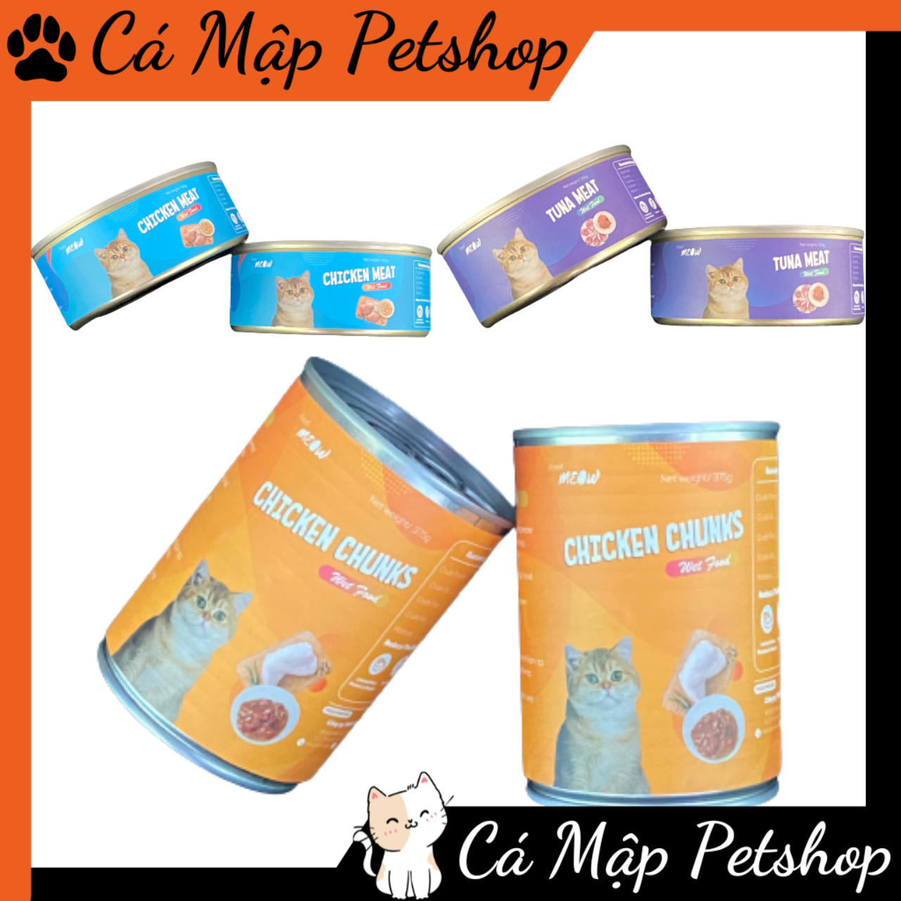 Pate cho mèo Meow, Pate dinh dưỡng cho mèo mọi lứa tuổi