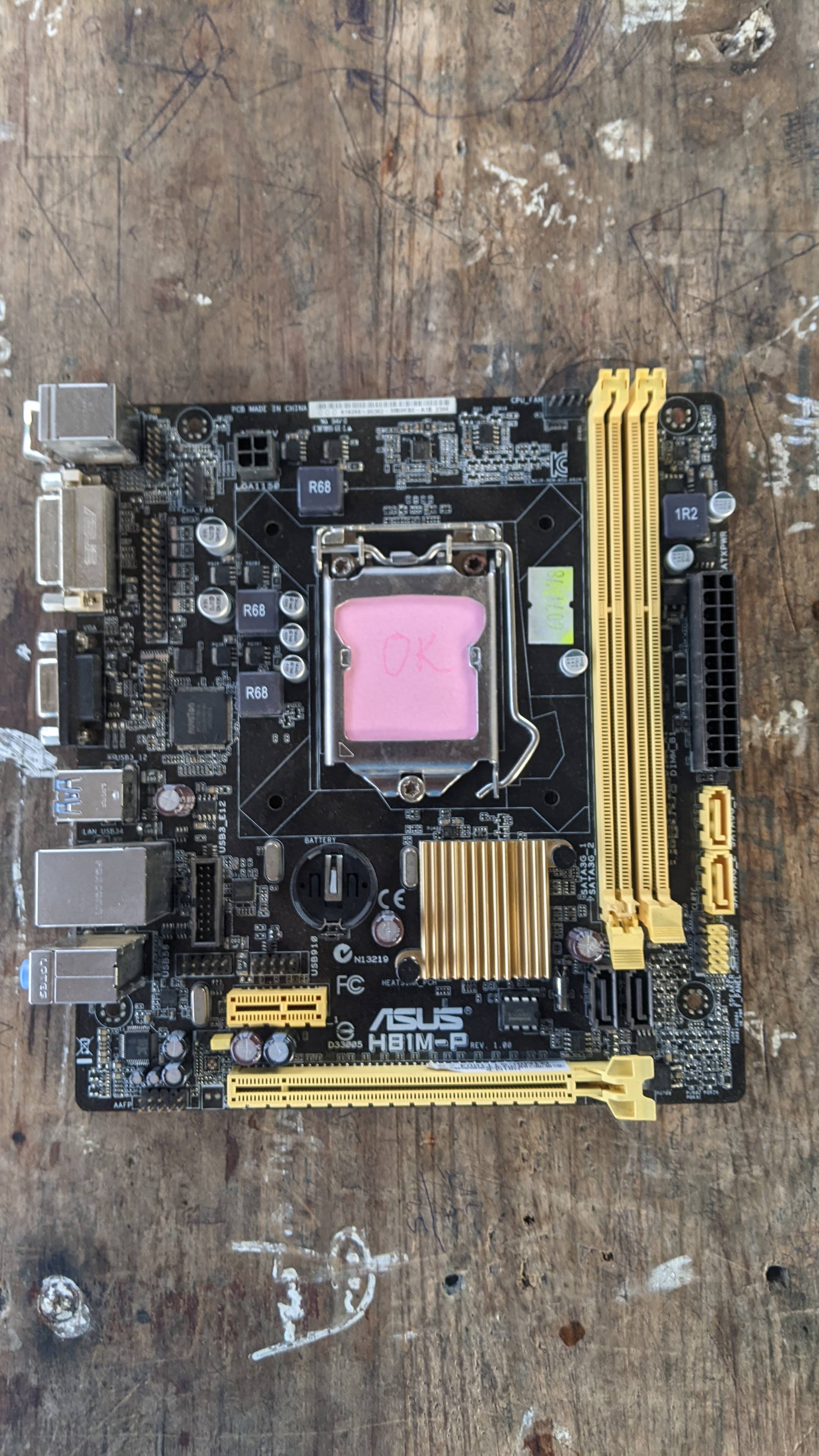 Main asus h81m-p 2nd