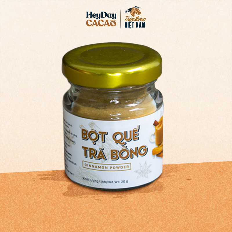 Bột quế nguyên chất Trà Bồng hủ 20g - 100% Quế thanh cạo vỏ