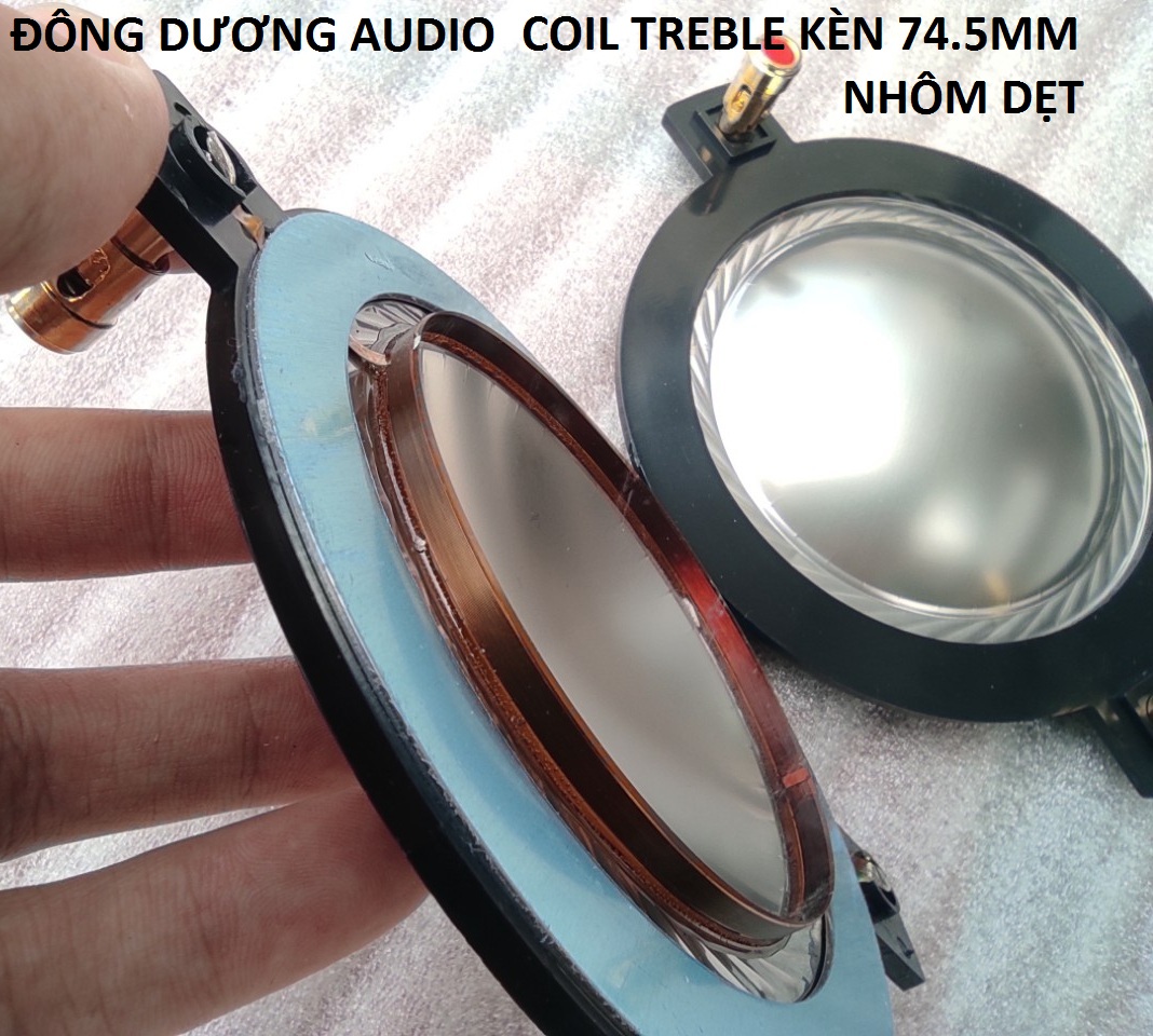 BỘ 2 CÁI COIL 74.5MM NHÔM DẸT CỌC NHẤN - CÔN TRÉP 750