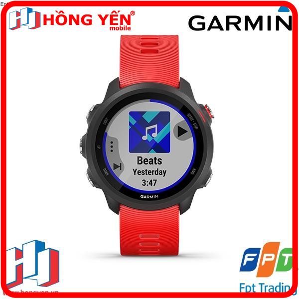 Đồng hồ thông minh Garmin Forerunner 245 Music (Lava Red) - Hãng phân phối chính thức