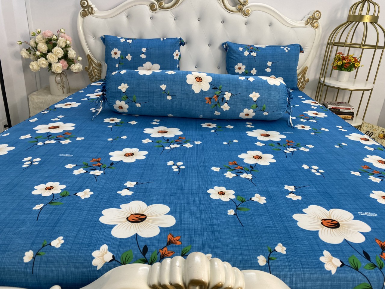 [HCM]Bộ Drap gối Thun  Hàn Quốc mát lạnh { 4 món }