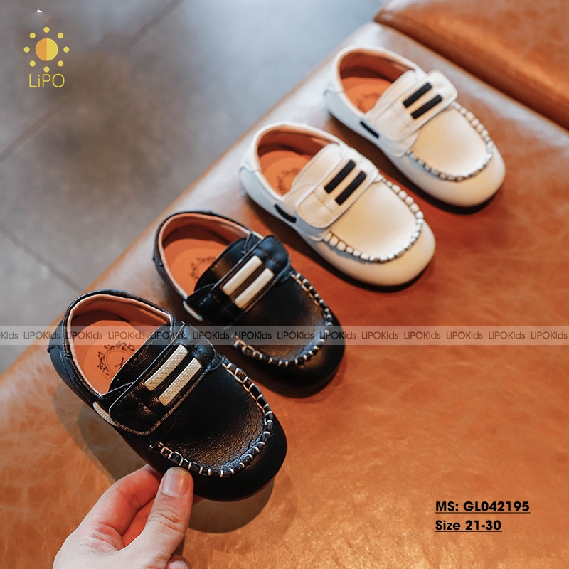 Giày Lười Da Mềm Trẻ Em