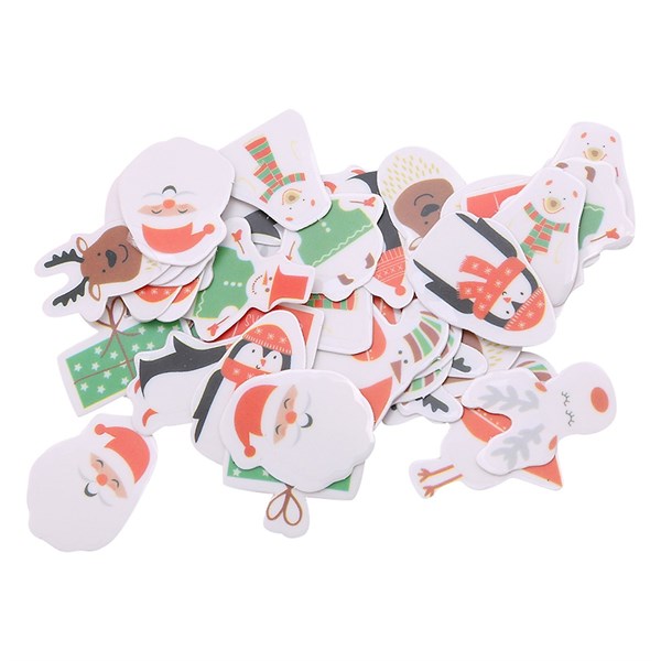 Hộp 50 sticker trang trí noel loại nhỏ - mẫu 1