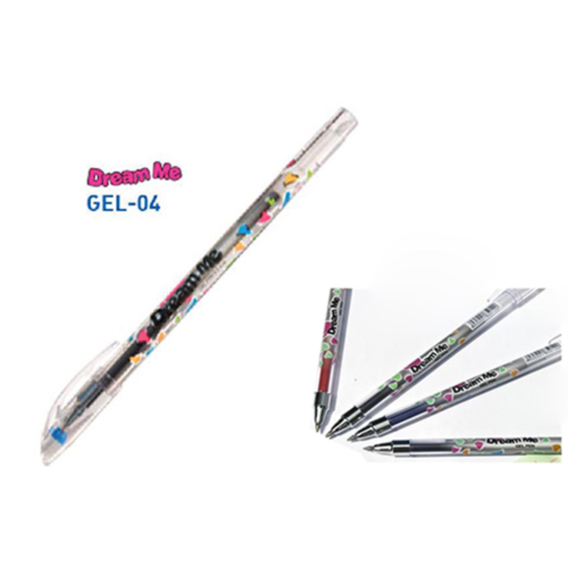 Bút gel-04 hộp 20 tím