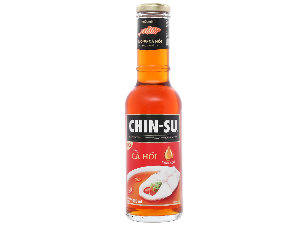 Nước mắm hương cá hồi hảo hạng Chinsu chai 500ml