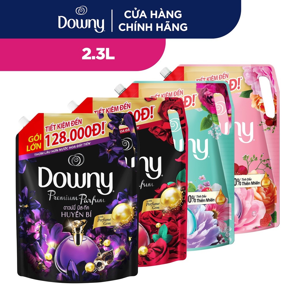 ☸♞  [Mã FMCGMALL -8  đơn 250K] Downy Xả vải Túi 2.2L - 2.4L Hương Nước Hoa