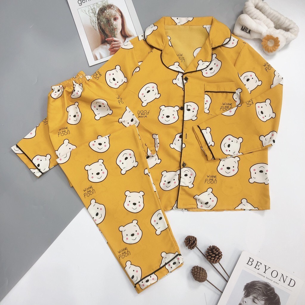 Bộ ngủ pijama pyjama quần dài áo dài tay hàng loại 1 chuẩn xịn