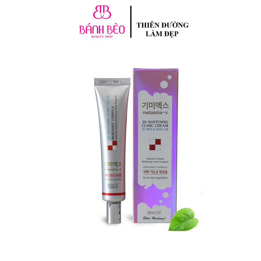 Kem Giảm Thâm Nám Melasma-x 3D Whitening Clinic Cream