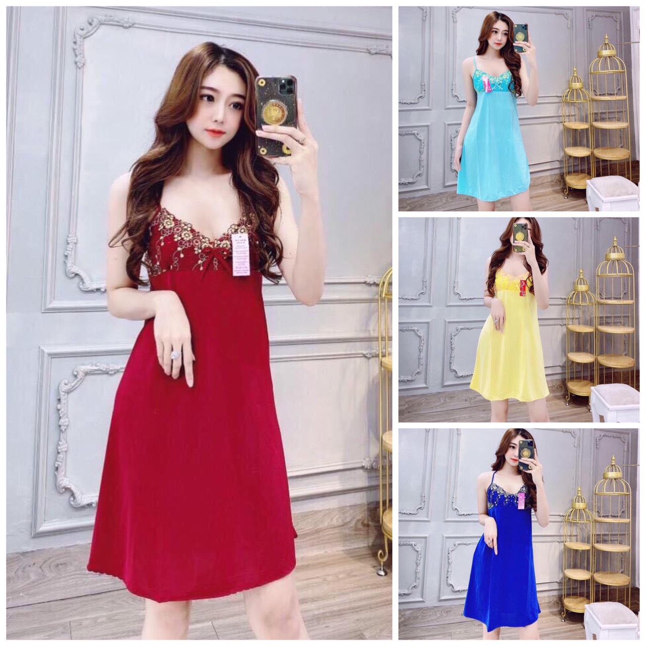 Đầm Bầu Sexy,Đầm ngủ mặc nhà, Đầm biggsize nữ