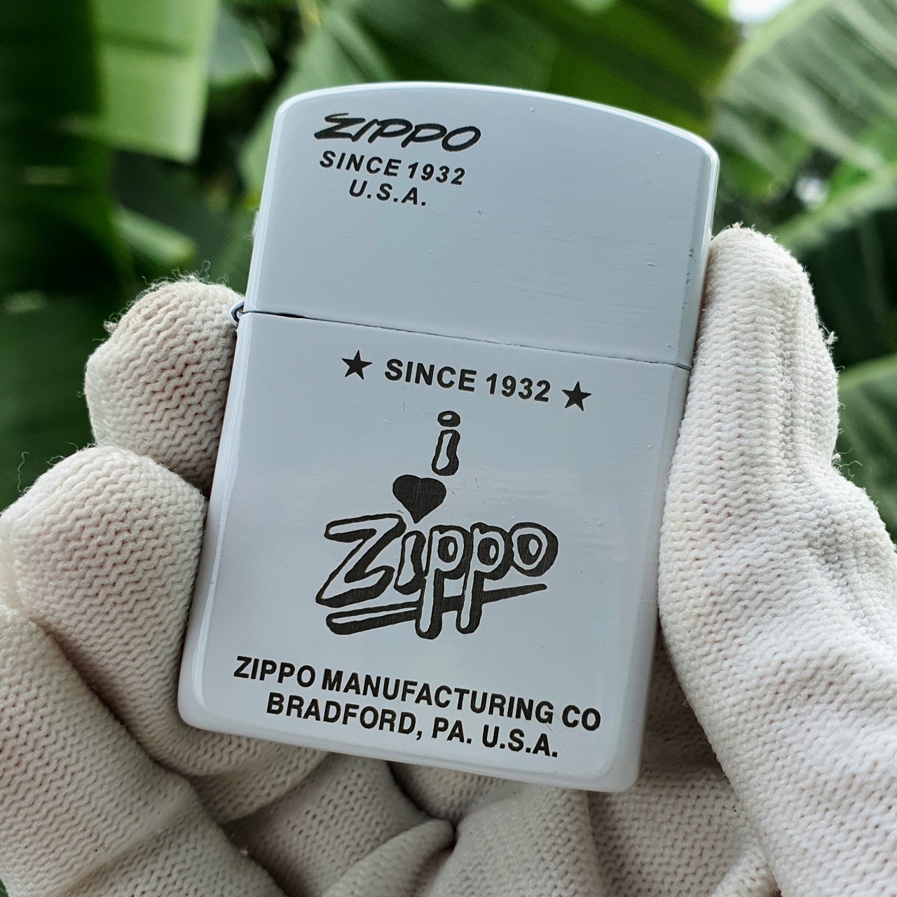 Bật Lửa Zippo Manufacturing Since 1932 Mộc Đáy Đời 16 ( Tặng Đá Bấc Xịn) Hộp Quẹt Thích Hợp Làm Quà Sưu Tầm (KHÔNG XĂNG)