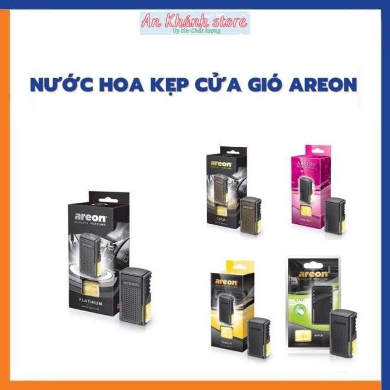 Combo 3 Nước hoa kẹp cửa gió điều hòa Areon