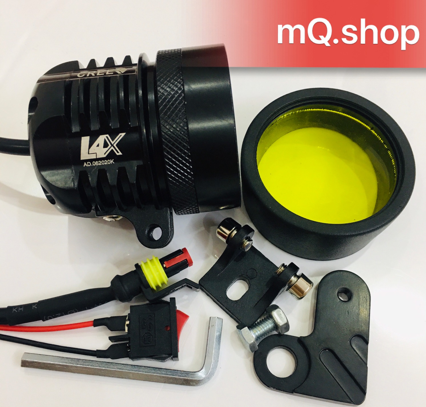 ĐÈN TRỢ SÁNG L4X CREE MẪU MỚI 2023 VỎ NHÔM CNC CAO CẤP TẶNG BỘ 5 PHỤ KIỆN ( XEM HÌNH ẢNH + VIDEO)