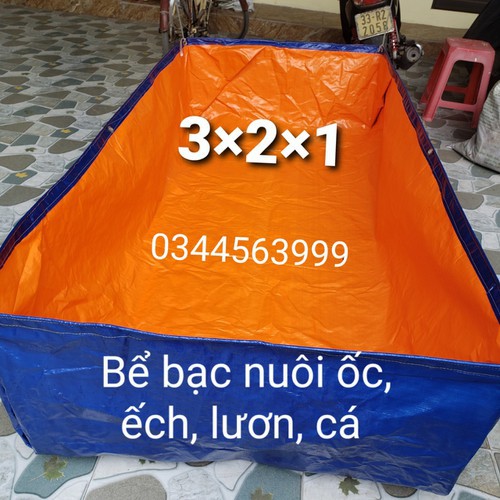 Bể bạt nuôi cá cảnh , ốc , ếch , lươn 41- 31- 21 - 31- 2x2x1