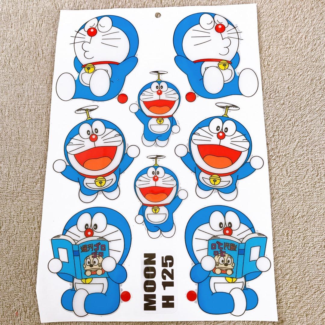 [HCM][BAO ĐỔI TRẢ] BỘ TEM DẬP NỔI DOREMON SIÊU CUTE SIÊU BỀN MẪU CHONG CHÓNG TRE