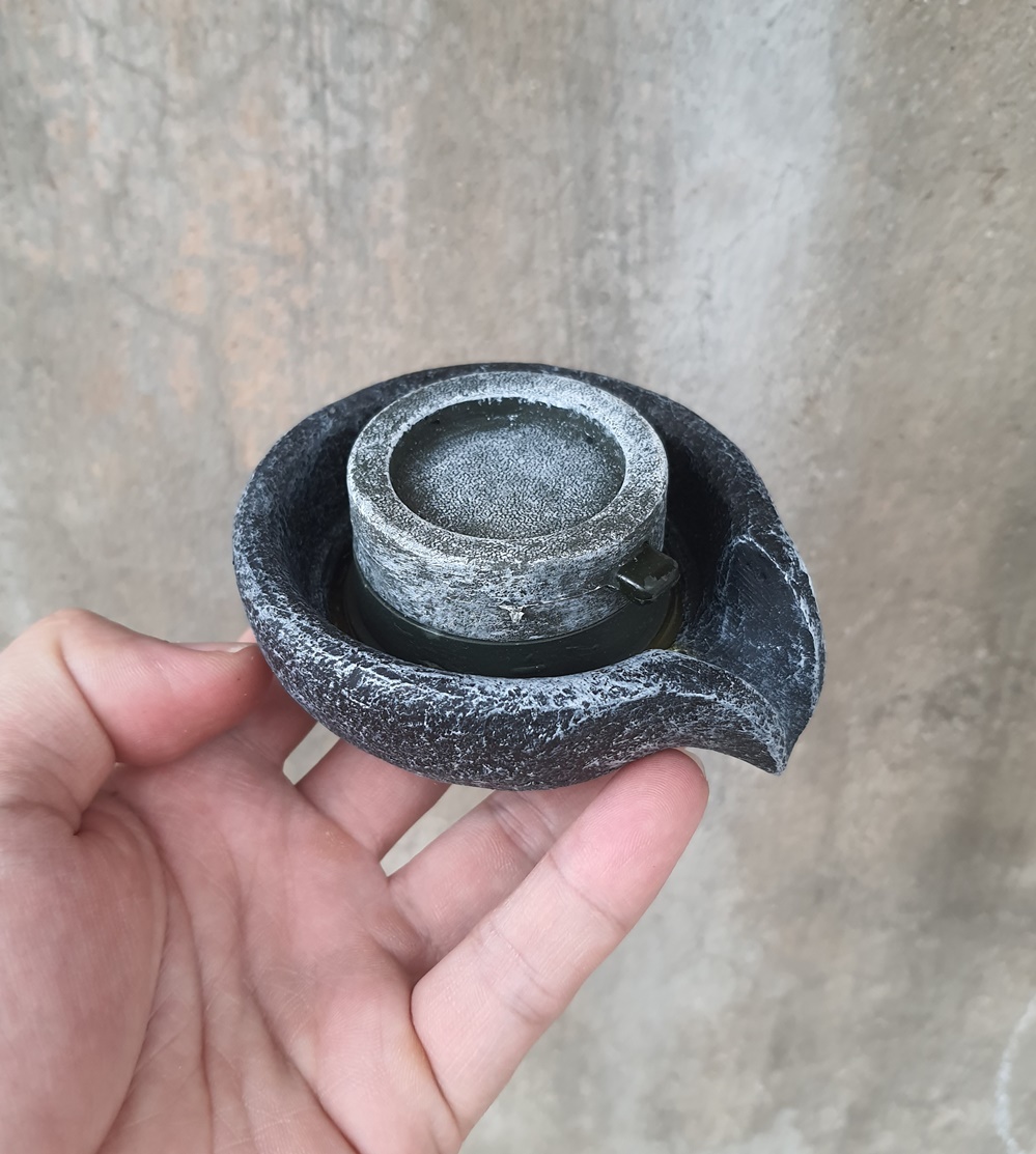 Phụ kiện làm thác nước phong thủy: Cối xay nước bằng nhựa cỡ vừa, đường kính 10 cm