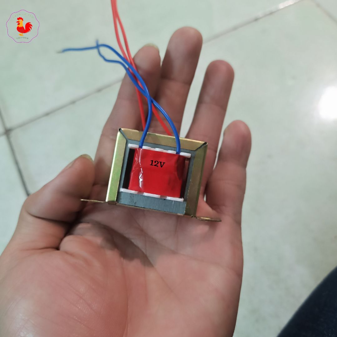 Biến áp 220v ra 12v chạy role, lịch vạn niên, bo mạch