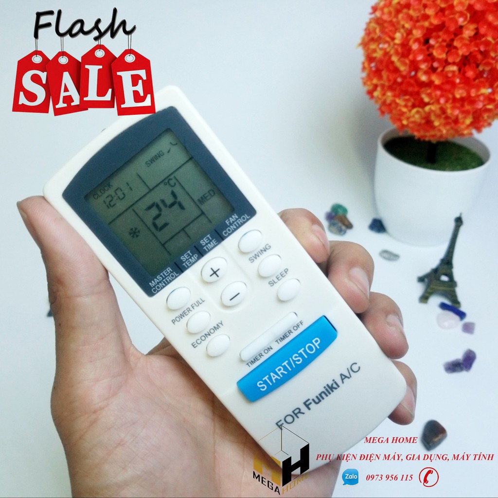 Điều khiển, remote điều hòa FUNIKI hàng loại 1 - funiki đời cũ
