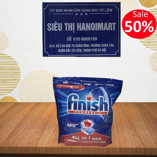 Viên rửa Chén Finish All in 1 Max 48 viên