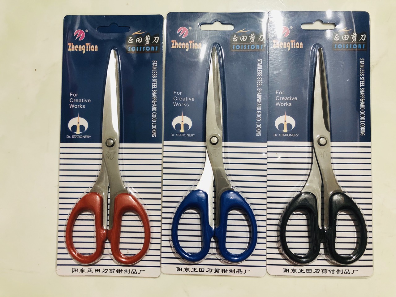 1 kéo văn phòng, kéo cắt giấy văn phòng, kéo trung s180-s183