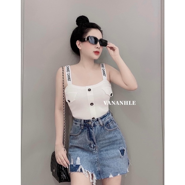 Áo len 2s 2 dây mix nắp túi mix hàng khuy cúc