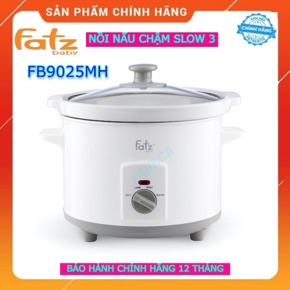 Nồi nấu chậm thông minh 2.5l fatz fatzbaby slow 3 - fb9025mh