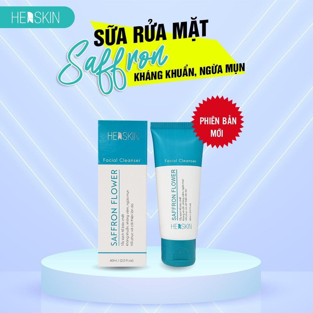 Sữa rửa mặt saffron nhụy hoa nghệ tây – her skin princess white 60ml