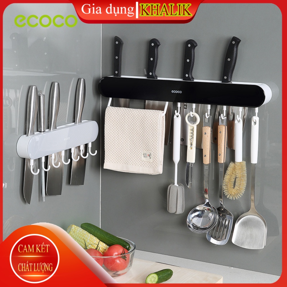 Giá để dao nhà bếp treo tường, đồ dùng để dao, chỗ để dao, Kệ nhà bếp đa năng Ecoco E2028
