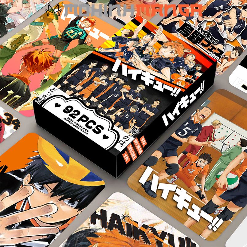 Lomo card hộp 30 thẻ truyện Haikyuu Vua bóng chuyền poster card Haikyu Shoyo Kenma Tobio Kageyama To