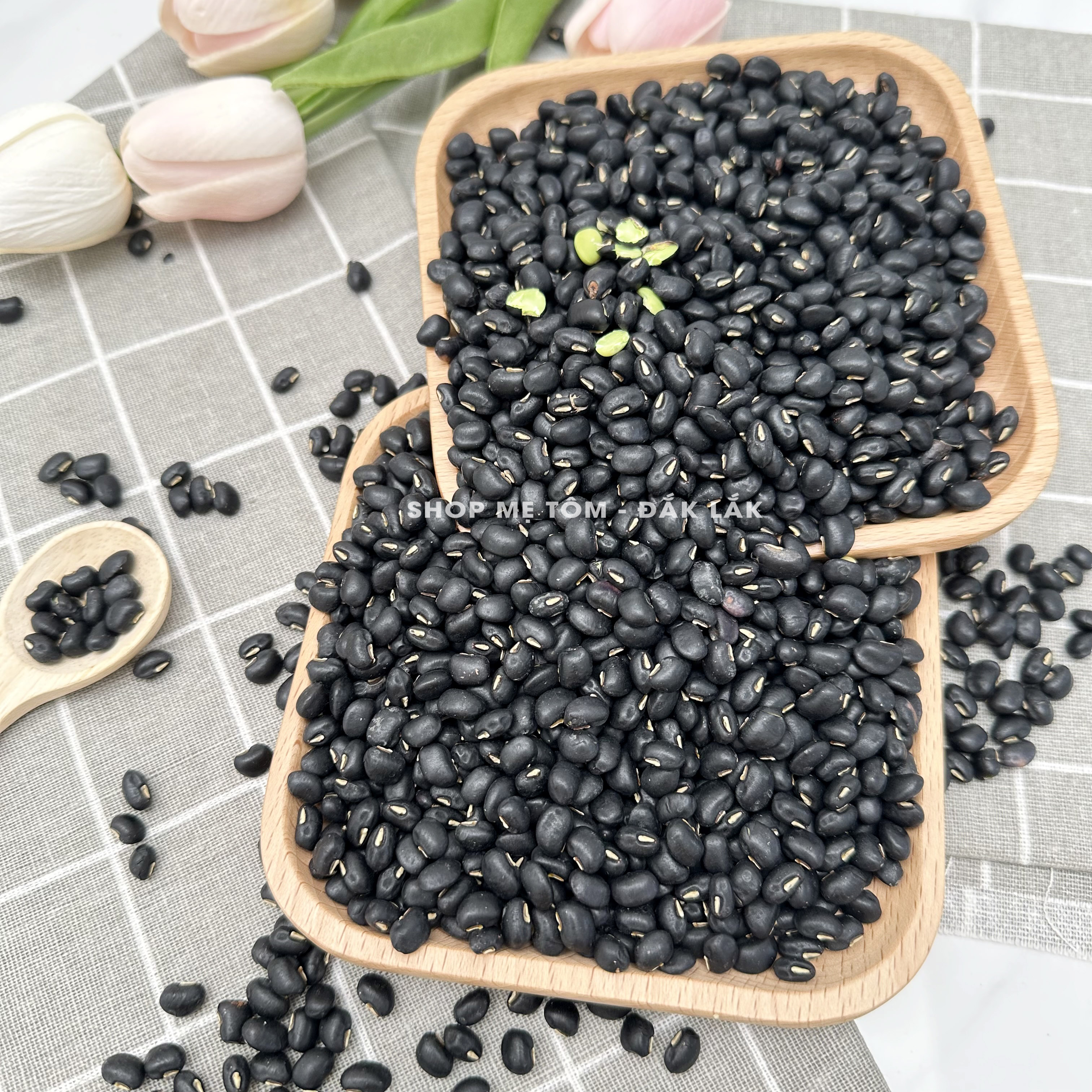 [500Gr] ĐẬU ĐEN XANH LÒNG RANG SẴN HOẶC HẠT SỐNG ĐĂK LĂK THUẦN CHỦNG (KHÔNG BIẾN ĐỔI GEN) shop vothithu90