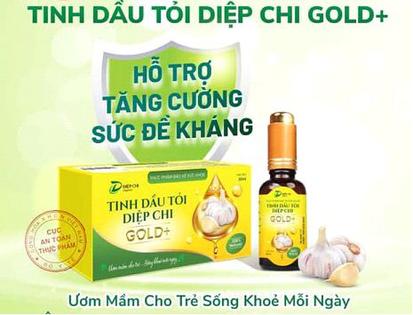 [HCM] Tinh Dầu Tỏi Diệp Chi Gold - Tăng sức đề kháng, hệ miễn dịch, chẳng lo cảm cúm, Xông mũi họng hiệu quả