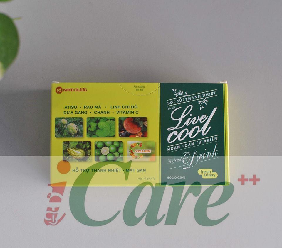 LIVE COOL - BỘT SỦI THANH NHIỆT GIẢI ĐỘC- ICARE