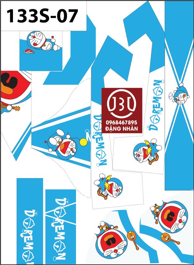 tem trùm xe điện 133s mã  07