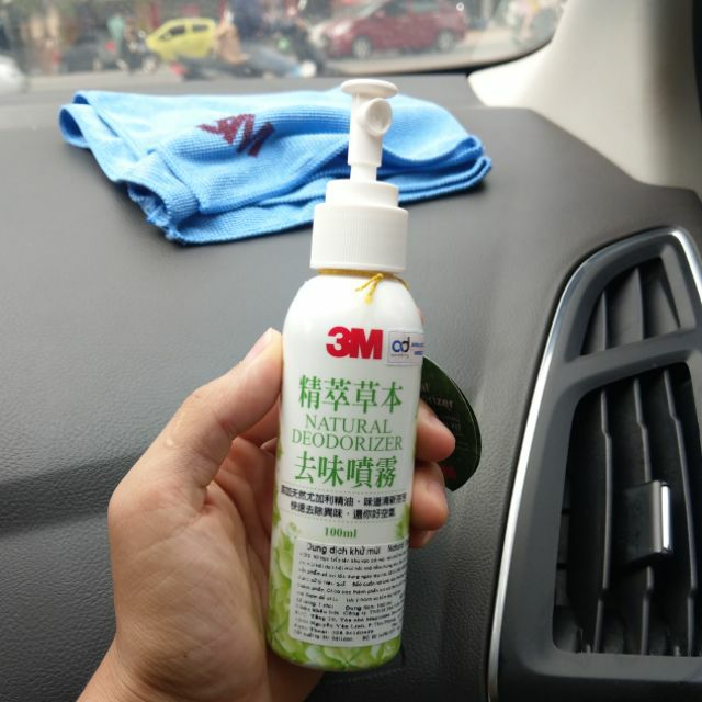 3M-12009 Chai xịt khử mùi diệt khuẩn xe hơi, phòng máy lạnh