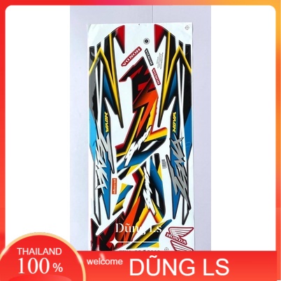 Tem dán xe, tem Nova Tena đời 2002 Thailand đỏ